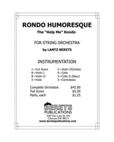 Rondo Humoresque Orchestra sheet music cover